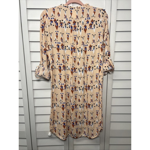 Anthropologie Dolan Wanderlust Southwestern Aztec Print Dress Size Medium - Picture 11 of 12